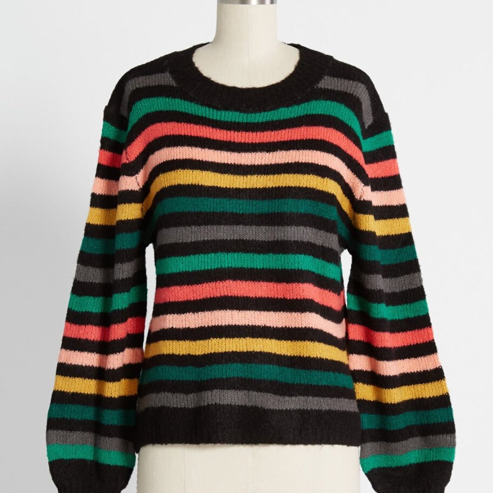Compania Fantastica Rainbow Stripe Sweater